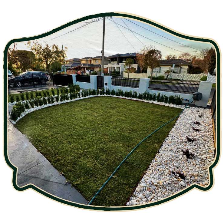 Finished lawn and garden work